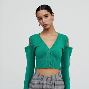 For love and lemons JOAN CROPPED CARDIGAN